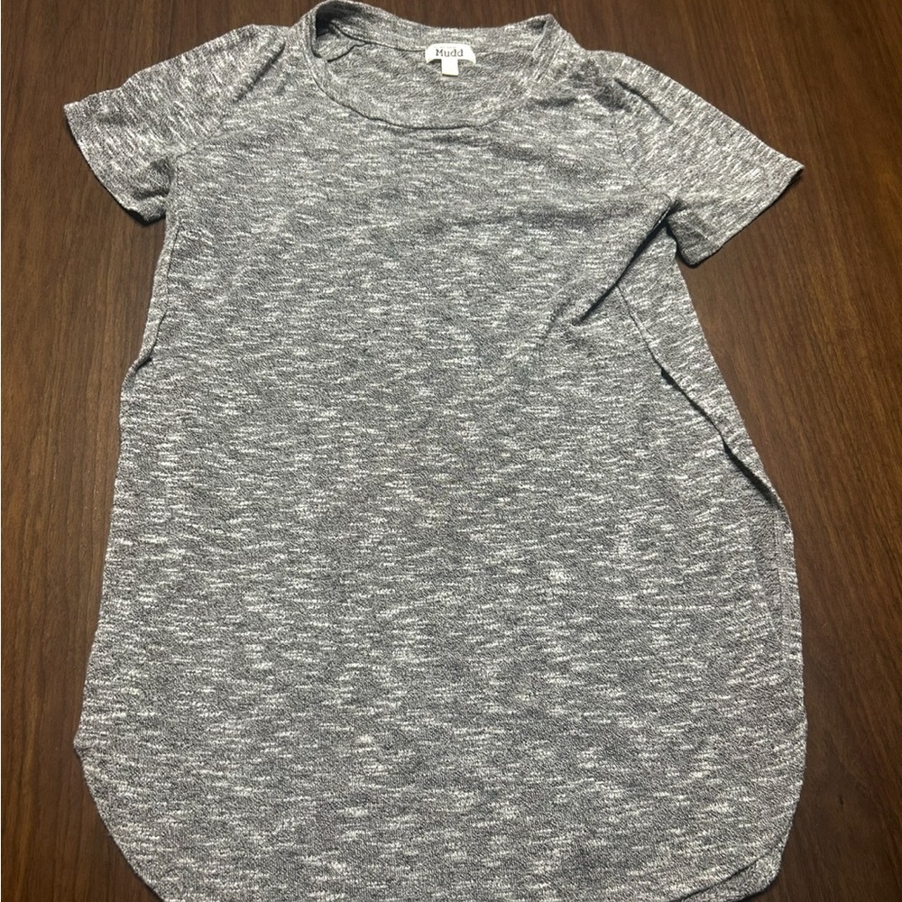Mudd Gray Polo T-Shirt Short Sleeve Relaxed Fit